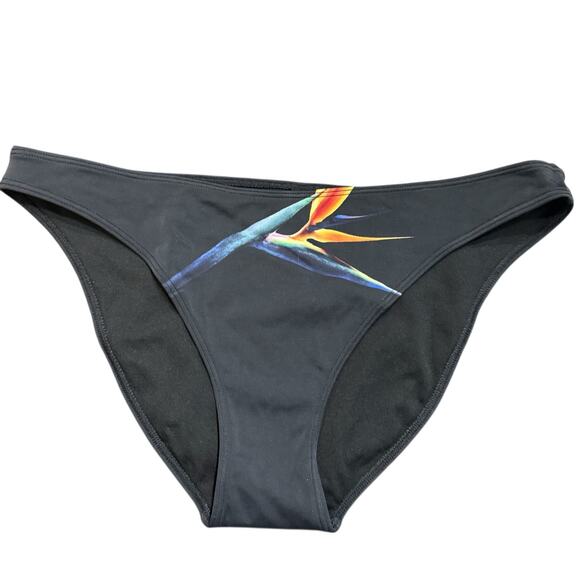 Victoria’s Secret Women’s New black bandeau bikini with multicolor, Size Large - Picture 3 of 6